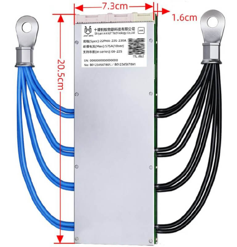 BMS ANT 8-22S 220A (550A peak) SMART