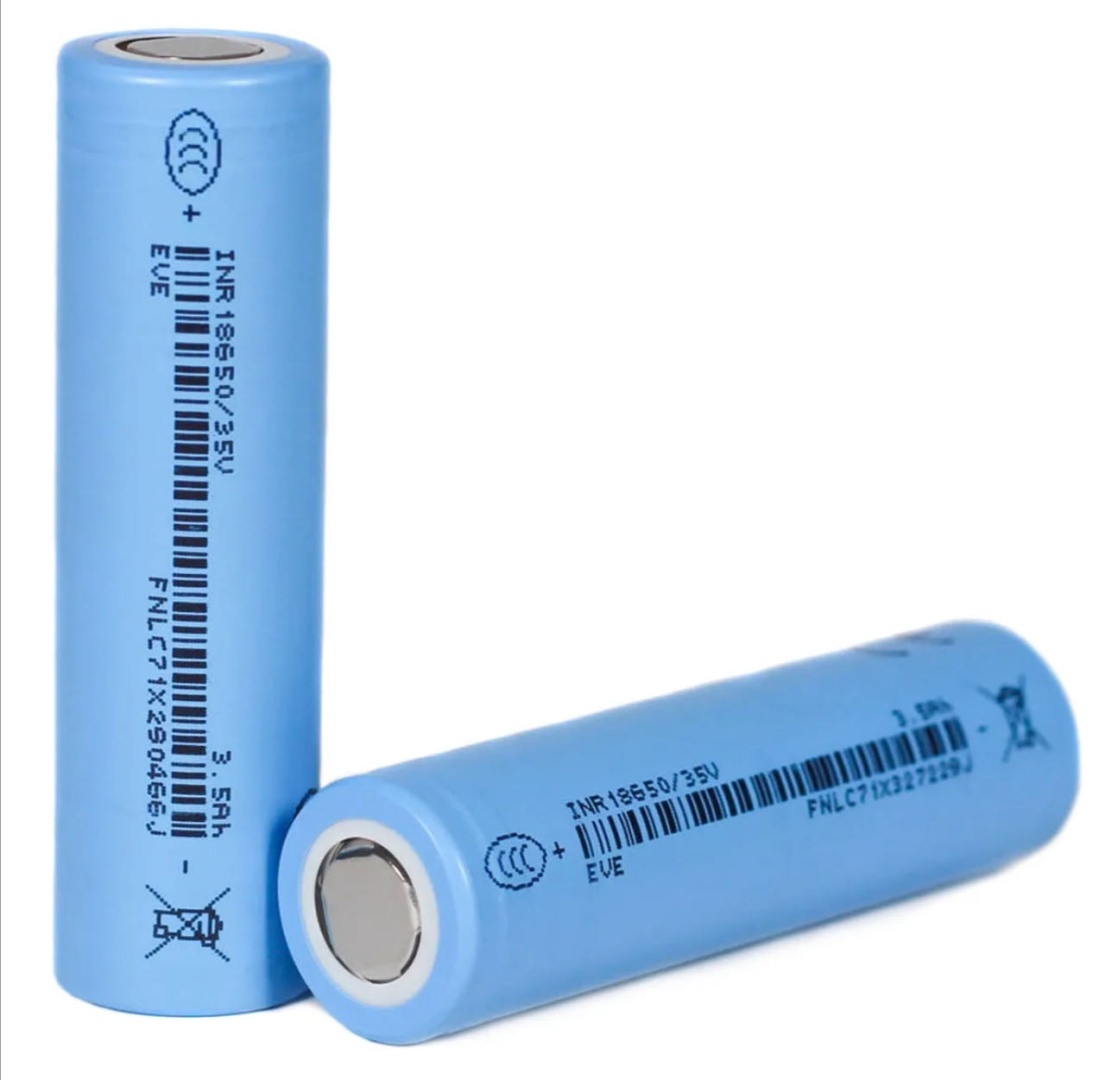 Аккумулятор EVE 18650 35V ( 3000 mAh 3c 10.5A)