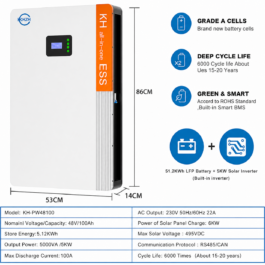 Инвертор + аккумулятор ( Oll in One ) Keheng 5kWt